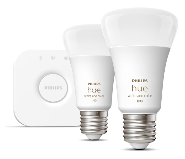 Philips Hue Zestaw startowy White and Color Ambiance 2xE27 1055lm - 697498 - zdjęcie 2