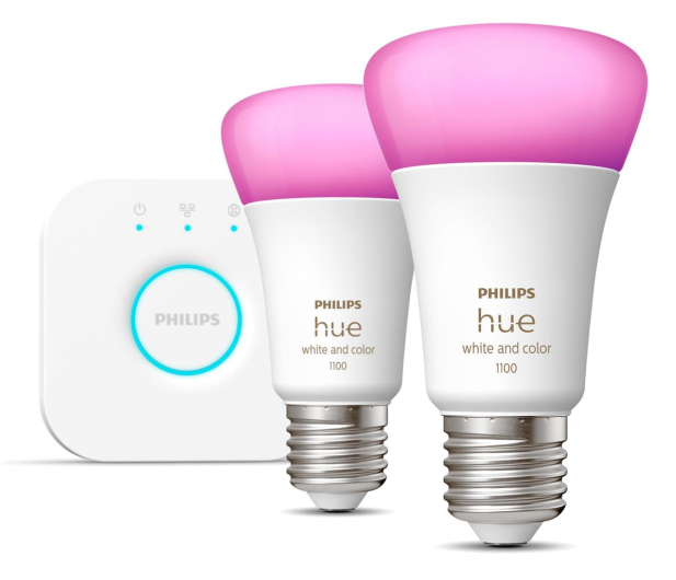 Philips Hue Zestaw startowy White and Color Ambiance 2xE27 1055lm - 697498 - zdjęcie