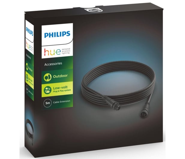 Philips Hue Zewnętrzny kabel przedłużający 5m - 554499 - zdjęcie 3