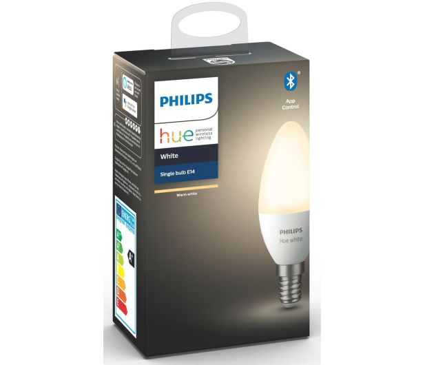 Philips Hue White Inteligenta Żarówka świeczka E14 470lm - 554218 - zdjęcie 3