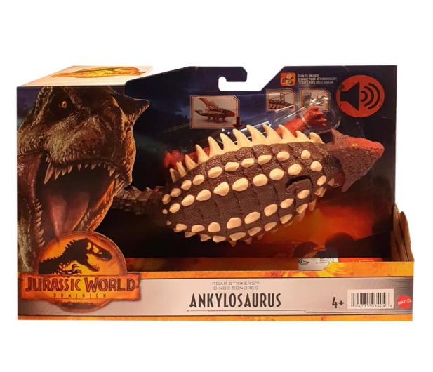 Mattel Jurassic World Dziki ryk Ankylosaurus - 1034536 - zdjęcie