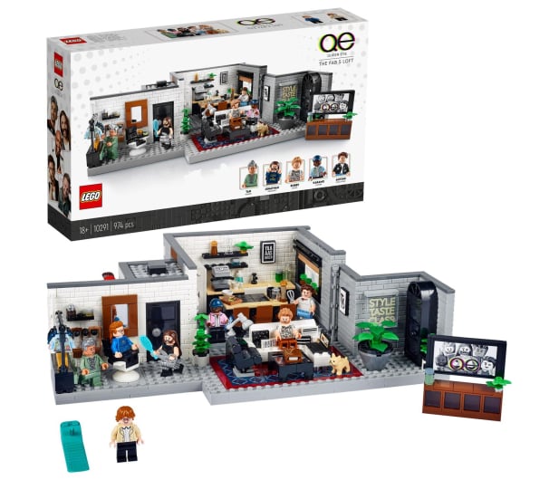 LEGO ICONS 10291 Queer Eye - Mieszkanie Fab Five - 1026668 - zdjęcie 13