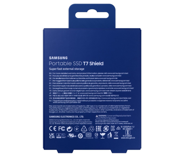 Samsung SSD T7 Shield 2TB USB 3.2 Gen. 2 Niebieski - 729823 - zdjęcie 9