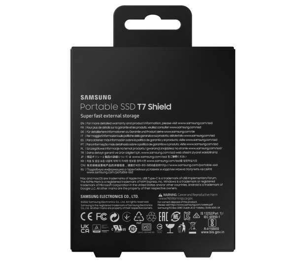 Samsung SSD T7 Shield 1TB USB 3.2 Gen. 2 Czarny - 729819 - zdjęcie 9