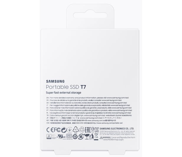 Samsung Portable SSD T7 1TB USB 3.2 Gen. 2 Czerwony - 562889 - zdjęcie 9
