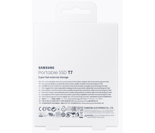 Samsung Portable SSD T7 500GB USB 3.2 Gen. 2 Czerwony - 562885 - zdjęcie 10