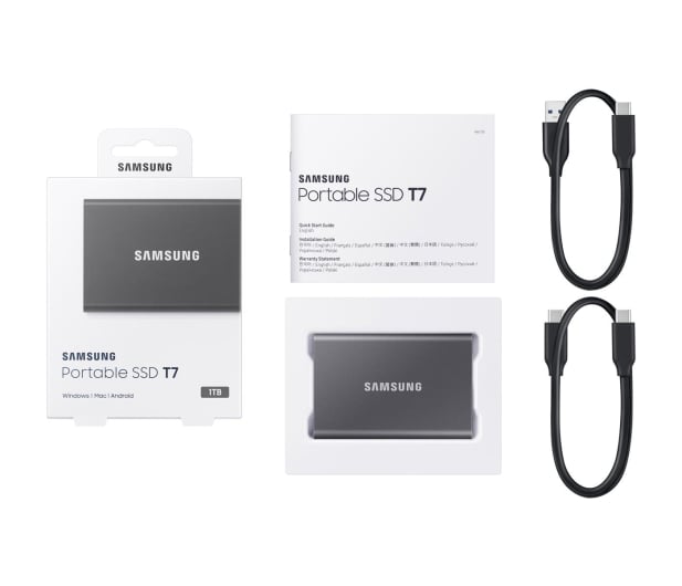 Samsung Portable SSD T7 1TB USB 3.2 Gen. 2 Szary - 562883 - zdjęcie 10