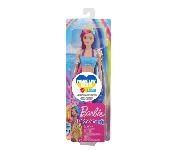 Barbie Dreamtopia Syrenka - Pomagamy razem dzieciom z Ukrainy! - 540536 - zdjęcie 2