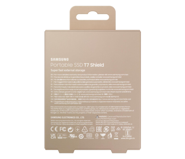 Samsung SSD T7 Shield 1TB USB 3.2 Gen. 2 Beżowy - 729816 - zdjęcie 9