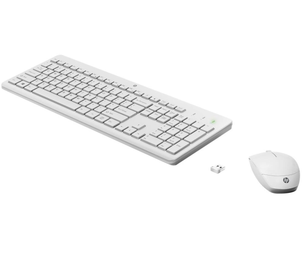 HP 230 Wireless Mouse + Keyboard Combo (Biały) - 742584 - zdjęcie 2