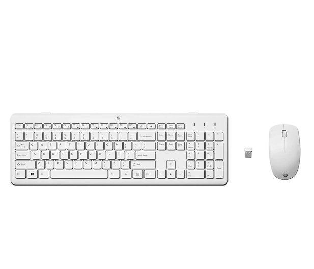 HP 230 Wireless Mouse + Keyboard Combo (Biały) - 742584 - zdjęcie
