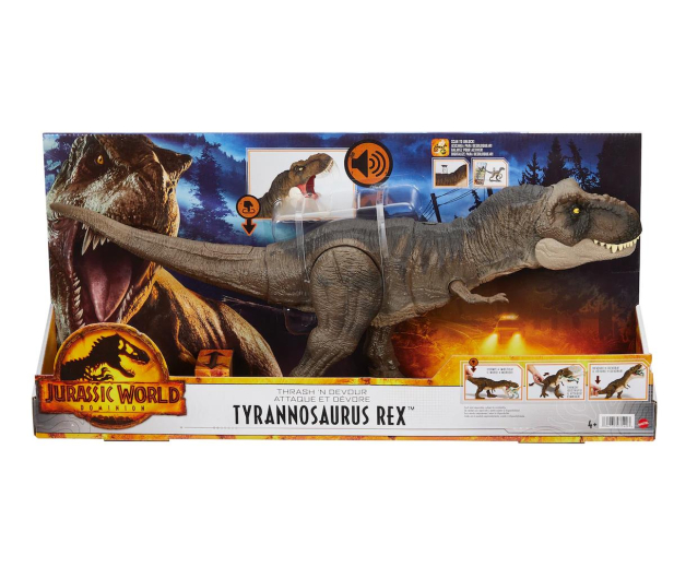 Mattel Jurassic World Tyranozaur Niszcz i pożeraj - 1039324 - zdjęcie 5