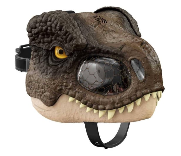 Mattel Jurassic World Maska T-Rex z dźwiekiem - 1034437 - zdjęcie