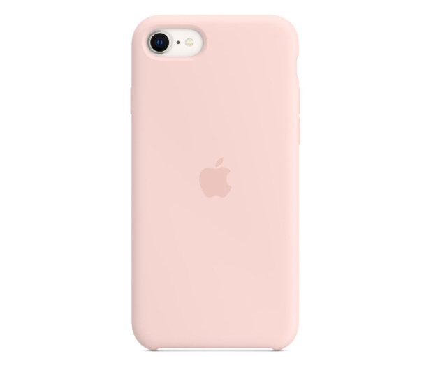 Apple Silikonowe etui iPhone 7/8/SE kredowy róż - 731032 - zdjęcie
