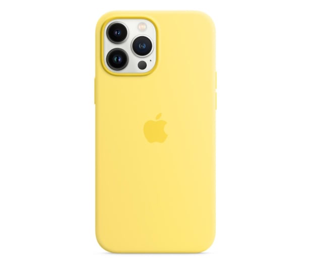 Apple Silikonowe etui iPhone 13 Pro Max skórka cytryny - 731020 - zdjęcie
