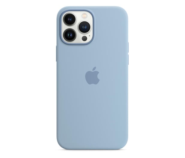 Apple Silikonowe etui iPhone 13 Pro Max błękitna mgła - 731019 - zdjęcie 1