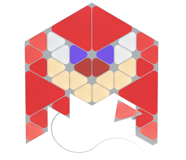 Nanoleaf Shapes Triangles Starter Kit (4 trójkąty, 28 mini trójkąty) - 738821 - zdjęcie 3