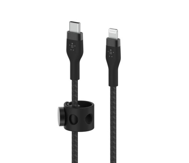 Belkin USB-C - LTG Braided Silicone 3m Black - 733157 - zdjęcie 2