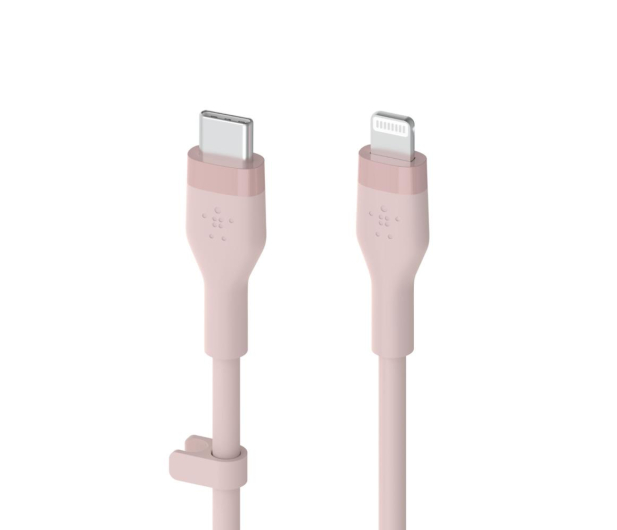 Belkin USB-C - Lightning Silicone 1m Pink - 733071 - zdjęcie 2