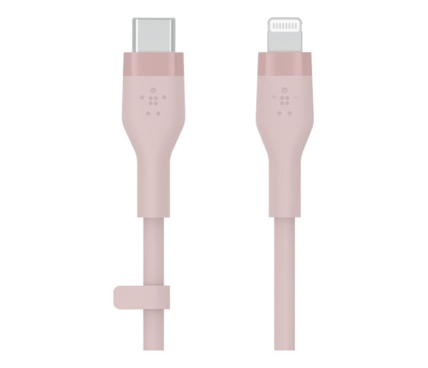 Belkin USB-C - Lightning Silicone 1m Pink - 733071 - zdjęcie