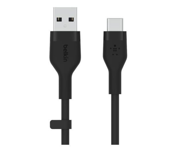 Belkin USB-A - USB-C Silicone 1m Black - 733181 - zdjęcie