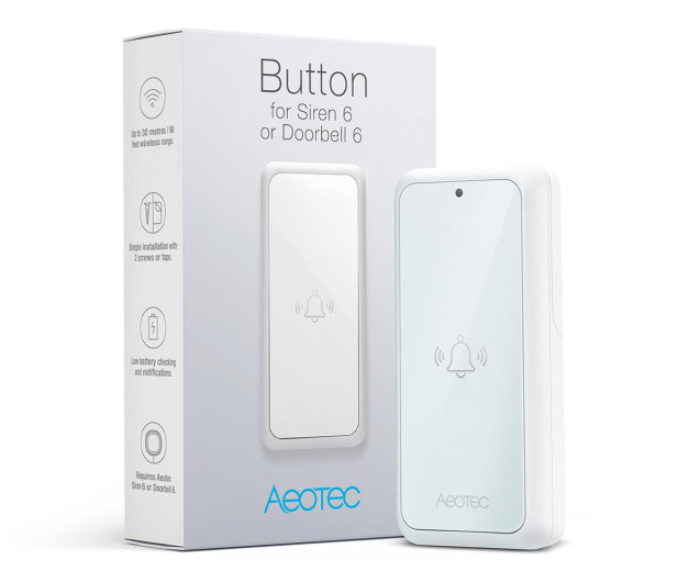 Aeotec Smart przycisk do Doorbell 6 / Siren 6 - 739336 - zdjęcie