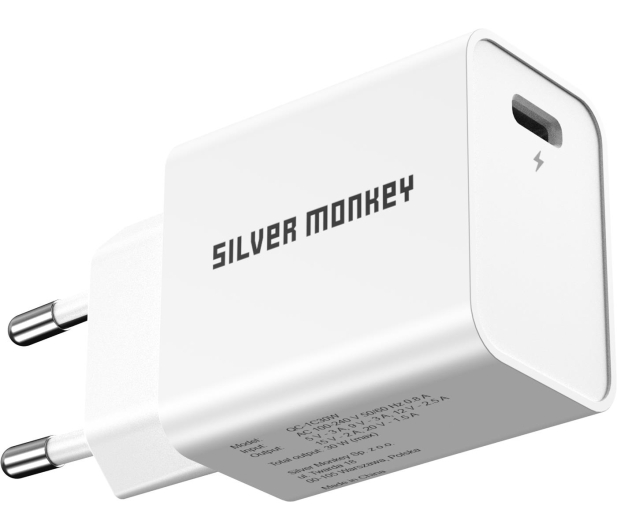 Silver Monkey Ładowarka sieciowa 30W USB-C PD - 698302 - zdjęcie 3