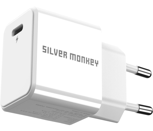 Silver Monkey Ładowarka sieciowa 25W USB-C PD (mini) - 698301 - zdjęcie 5