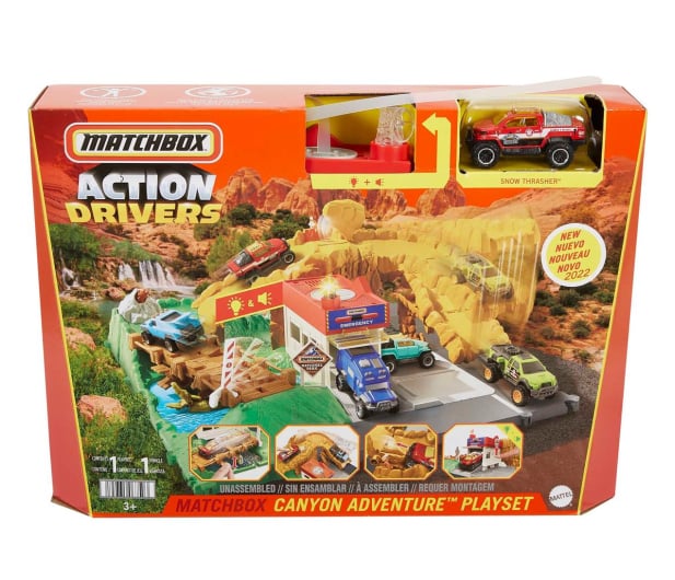 Mattel Matchbox Prawdziwe Przygody Akcja ratunkowa w kanionie - 1033815 - zdjęcie 5