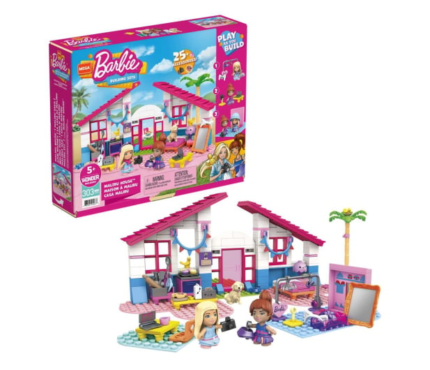 Mega Bloks Mega Construx Barbie Dom w Malibu - 1023440 - zdjęcie 3