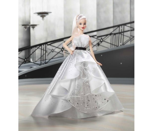 Barbie Lalka Kolekcjonerska 60 urodziny - 1009043 - zdjęcie 5