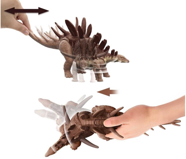 Mattel Jurassic World Ryczący dinozaur Kentrosaurus - 1034598 - zdjęcie 4