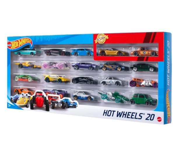 Hot Wheels Zestaw samochodzików 20 pack - 291045 - zdjęcie 2