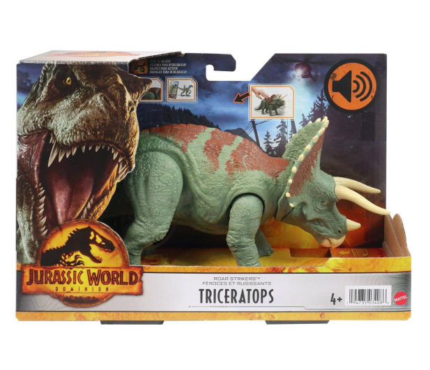 Mattel Jurassic World Dziki ryk Triceratops - 1034533 - zdjęcie 5