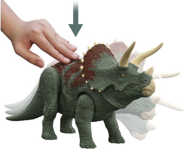 Mattel Jurassic World Dziki ryk Triceratops - 1034533 - zdjęcie 2