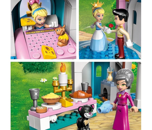 LEGO Disney Princess 43206 Zamek Kopciuszka i księcia z bajki - 1040625 - zdjęcie 7
