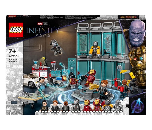 LEGO Marvel 76216 Zbrojownia Iron Mana - 1040618 - zdjęcie 1