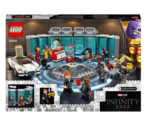 LEGO Marvel 76216 Zbrojownia Iron Mana - 1040618 - zdjęcie 10