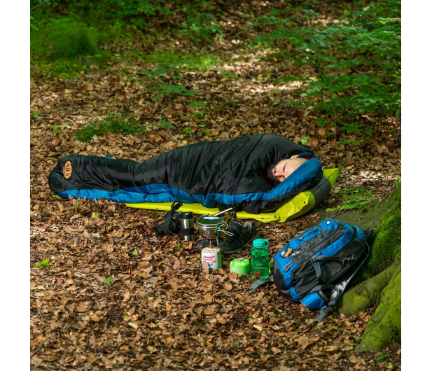 Nils Camp Granatowy śpiwór turystyczny mumia lekki 2w1 - 1042218 - zdjęcie 14