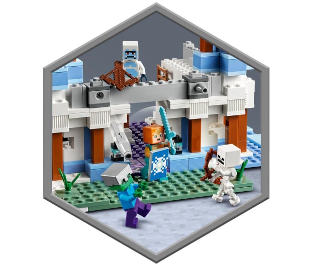 LEGO Minecraft 21186 Lodowy zamek - 1040655 - zdjęcie 5