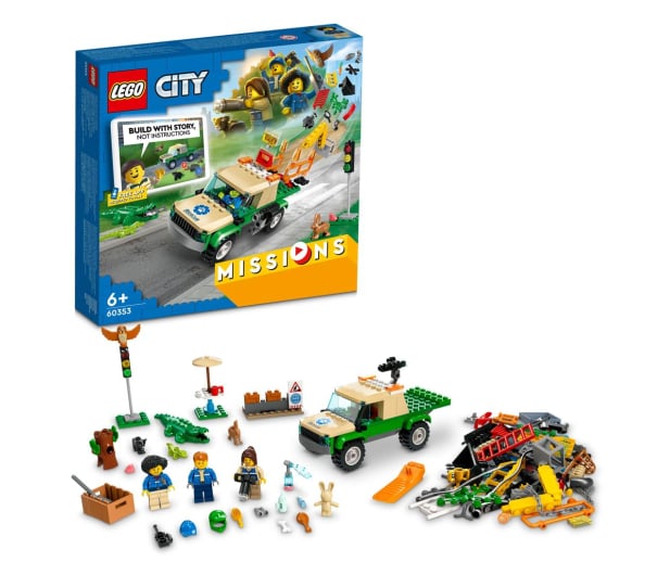 LEGO City 60353 Misje ratowania dzikich zwierząt - 1042845 - zdjęcie 9