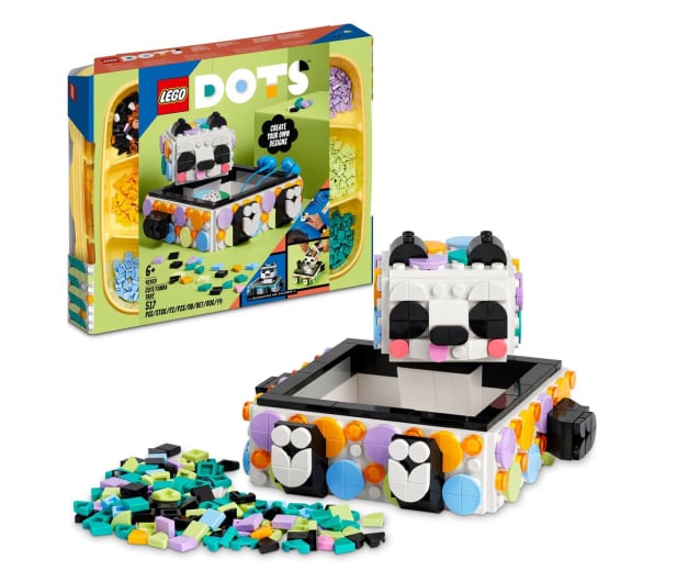 LEGO DOTS 41959 Pojemnik z uroczą pandą - 1040632 - zdjęcie 8