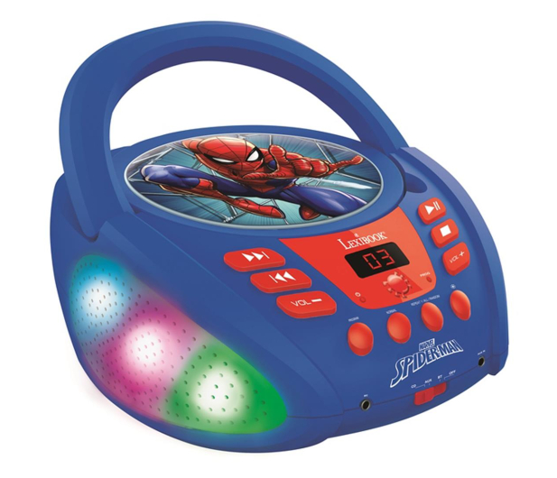 Lexibook Odtwarzacz CD Spiderman z Bluetooth - 1042636 - zdjęcie