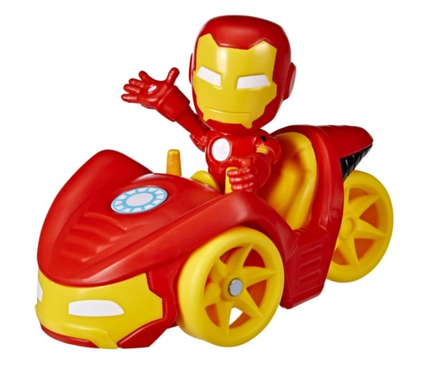 Hasbro Spidey i super kumple Pojazd Iron Racer + figurka - 1043993 - zdjęcie 2