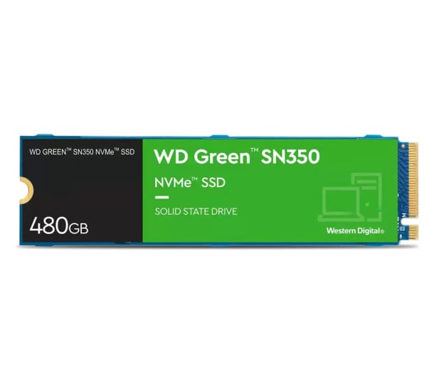 WD 480GB M.2 PCIe NVMe Green SN350 - 1042754 - zdjęcie