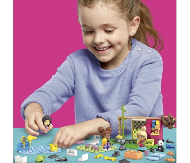 Mega Bloks Mega Construx Barbie Salon dla zwierząt - 1023443 - zdjęcie 3