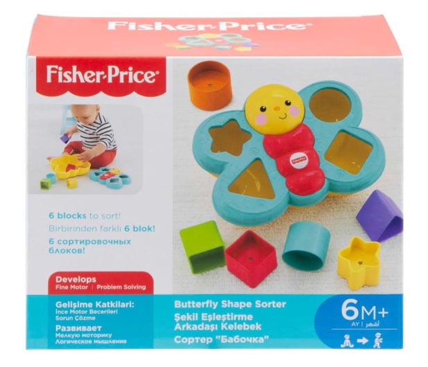 Fisher-Price Motylek sorter kształtów - 283081 - zdjęcie 4