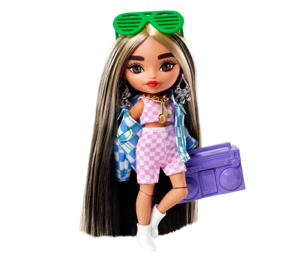 Barbie Extra Minis Mała lalka czarne włosy - 1033016 - zdjęcie 4