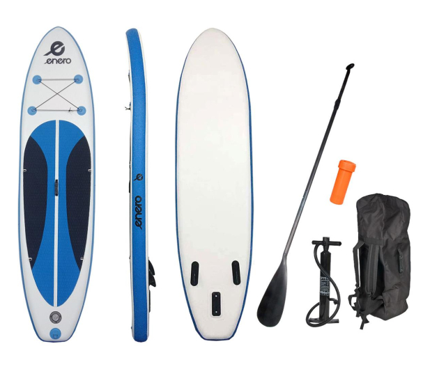 ENERO Deska SUP paddle board dmuchana 300x76x15cm niebieski - 1048668 - zdjęcie 12