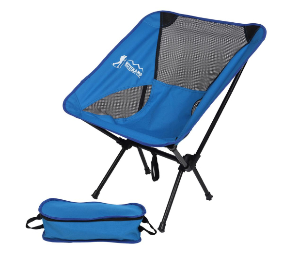 ROYOKAMP Fotel turystyczno plażowy niebieski 58x52x64cm - 1048558 - zdjęcie 4